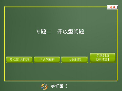 专题二开放型问题.ppt