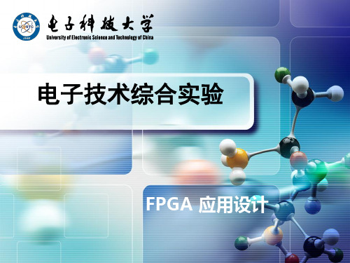 FPGA综合实验项目介绍(电子科技大学)(课堂PPT)