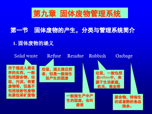 (完整版)固体废物管理系统