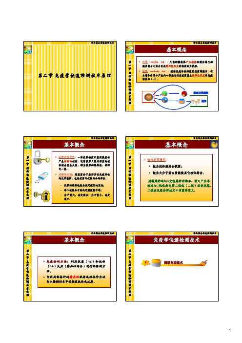 第三章食品安全快速检测技术基本原理-免疫快检