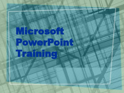 Microsoft PowerPoint Training