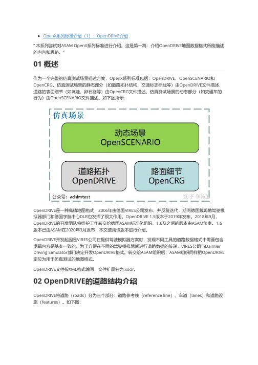 OpenX系列标准介绍(1)：OpenDRIVE介绍