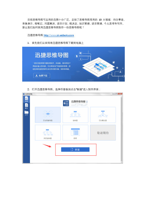 迅捷思维导图怎么制作一份实用的思维导图