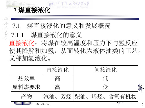 煤直接液化PPT演示课件