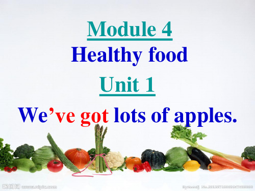 外研版七年级上册英语Module4Unit1We’vegotlotsofapples.