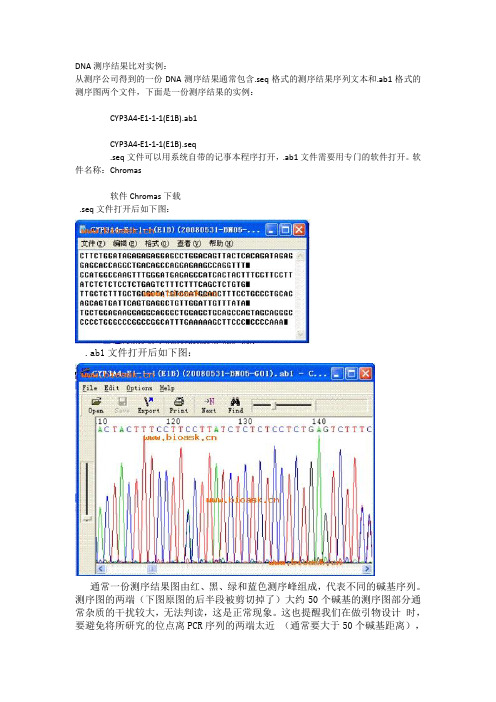 质粒比对结果分析