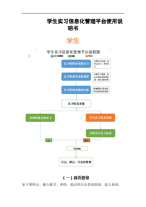 学生实习信息化管理平台使用说