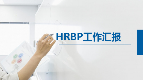 HRBP工作汇报模板