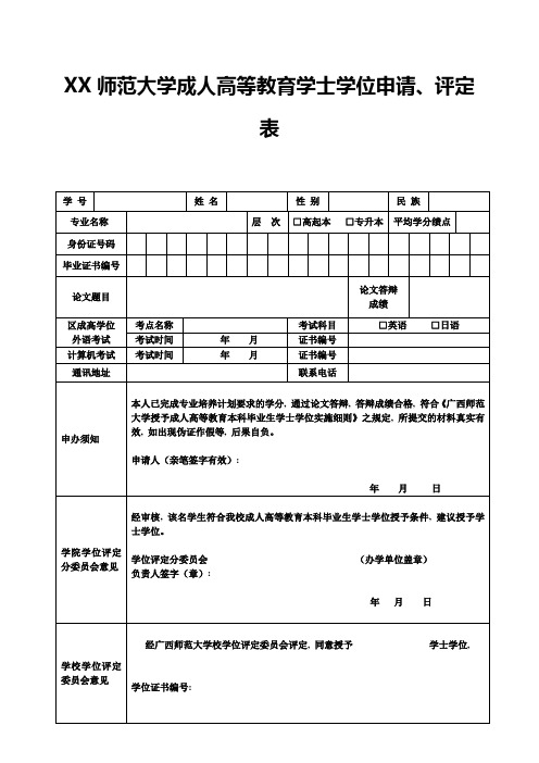 学士学位申请表_7