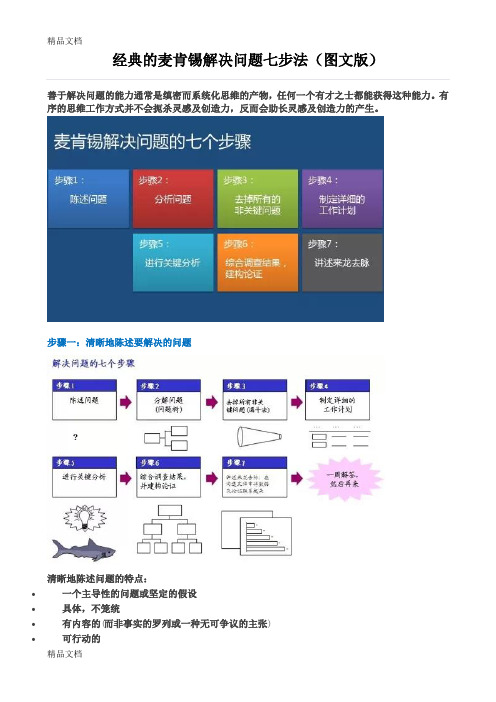 经典的麦肯锡解决问题七步法(图文版)演示教学