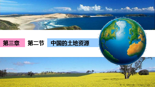 湘教版地理八年级上册3.2 中国的土地资源 课件