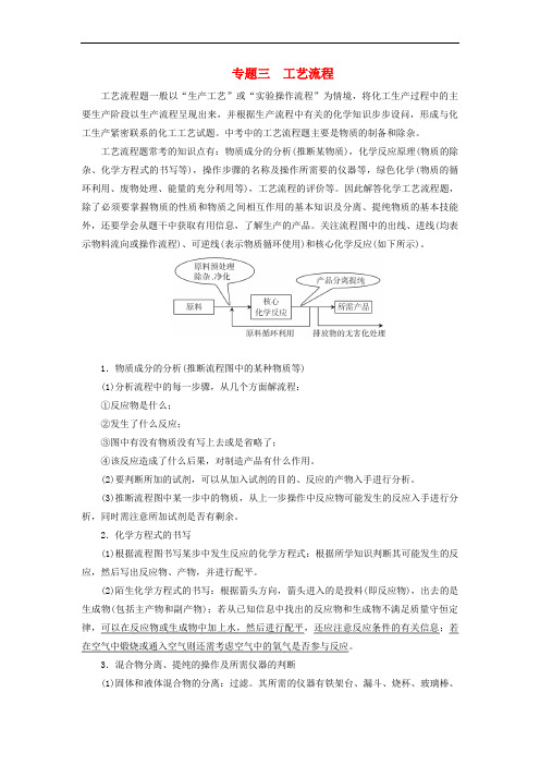 广东省2018年中考化学总复习专题三工艺流程练习20190116149