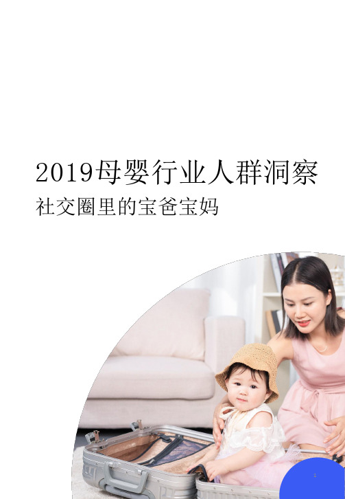 2019母婴行业人群洞察