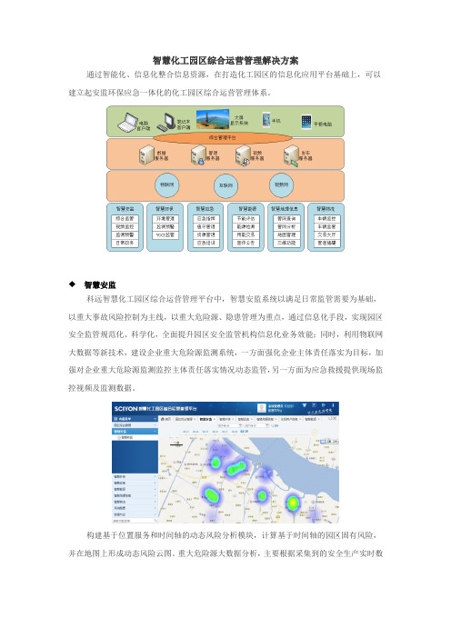 智慧化工园区综合运营管理解决方案