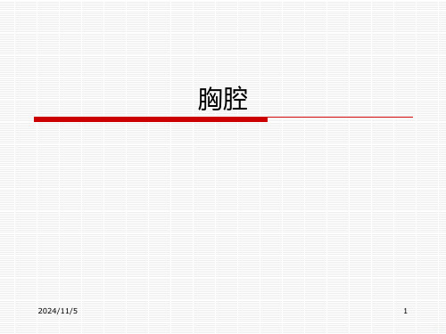 【2024版】胸腔和胸膜病变PPT课件