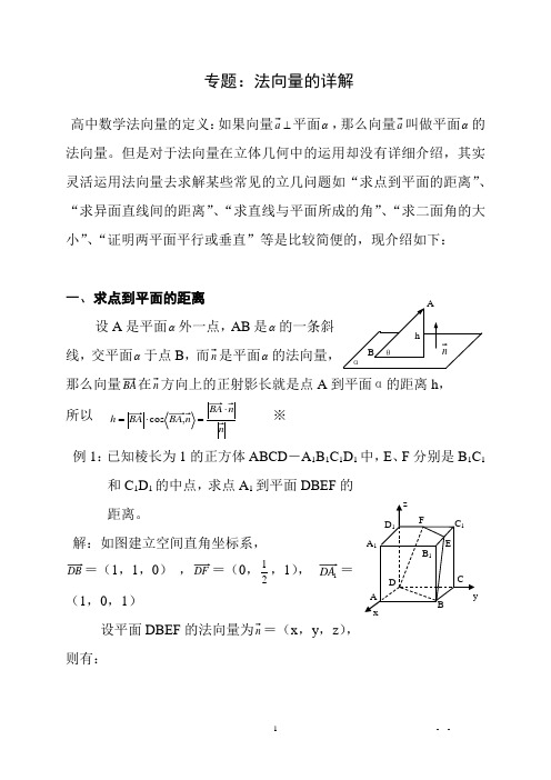 法向量详解