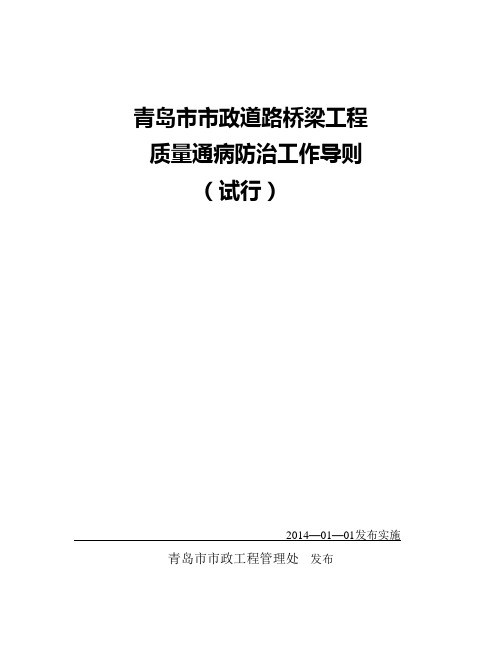 青岛市市政道路桥梁工程