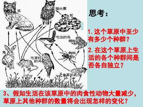 苏教版高中生物必修3第3章第2节生物群落的构成