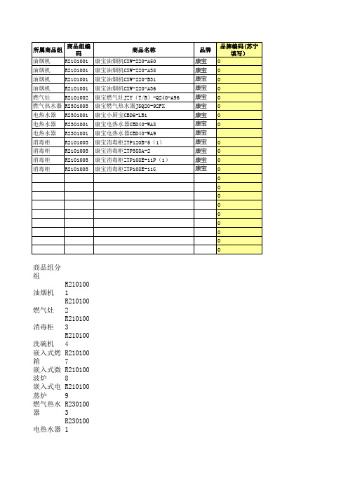 新品编码申请MDM模板0830