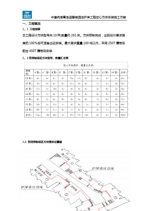 空心方块安装施工技术方案