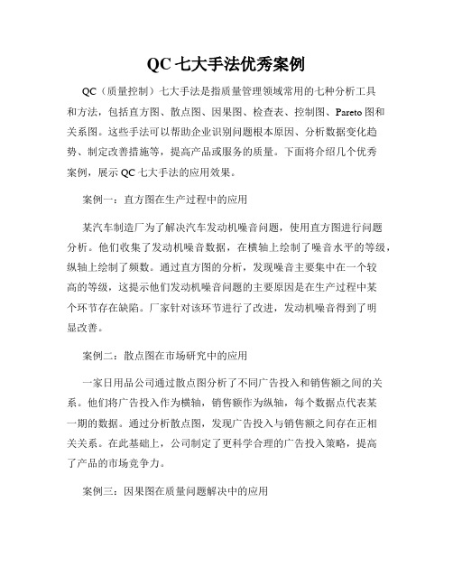 QC七大手法优秀案例