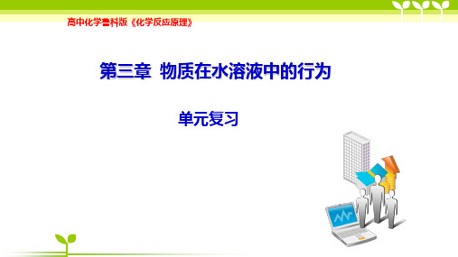 鲁科版高中化学选修四第三章  物质在水溶液中的行为单元复习课教学课件共15张PPT (共15张PPT)