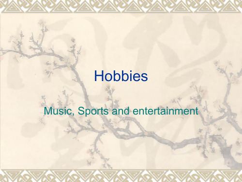 成人口语课件PPT_Hobbies