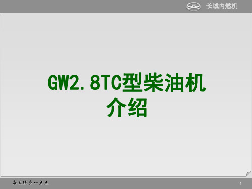 关于-GW28TC型柴油机介绍