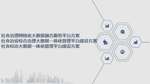 社会治安综合治理大数据一体化管理平台建设方案 社会综治大数据一体化管理平台建设方案