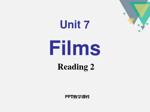 九年级上册Unit 7《Films》(Reading III)精品课件