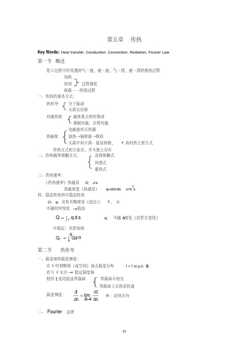 化工原理(清华大学)第五章传热