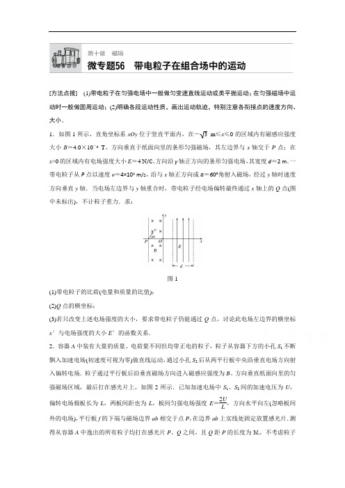 2018年高考物理全国通用一轮微专题复习练 第10章 磁场