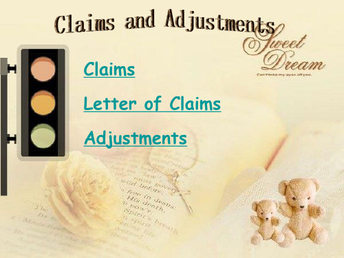 Claims and Adjustments