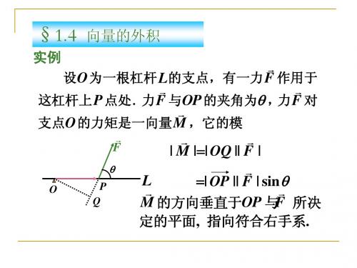 向量的外积