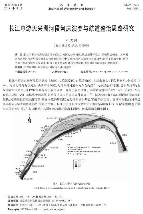 长江中游天兴洲河段河床演变与航道整治思路研究