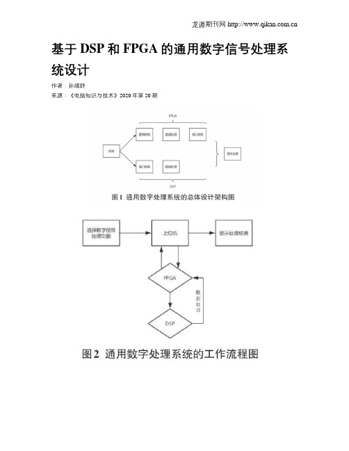 基于DSP和FPGA的通用数字信号处理系统设计