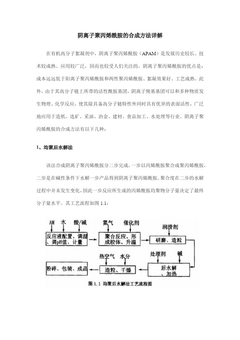 阴离子聚丙烯酰胺的合成方法详解