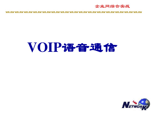 [教育学]04 语音通信VOIP