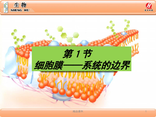 可修改生物学①必修3.1《细胞膜——系统的边界》PPT课件.ppt