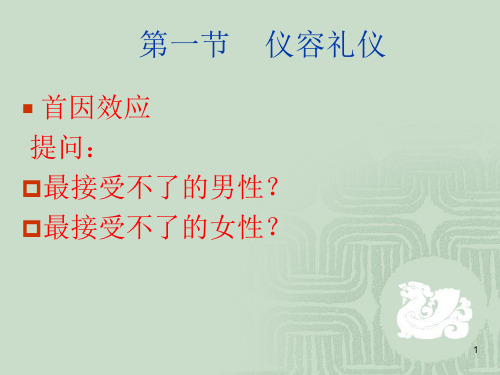 中职学生个人礼仪(课堂PPT)