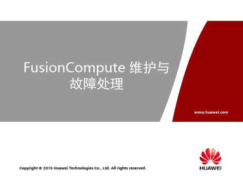 FusionCompute_V100R005C00_日常操作维护与故障处理(PDF)