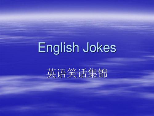 English Jokes