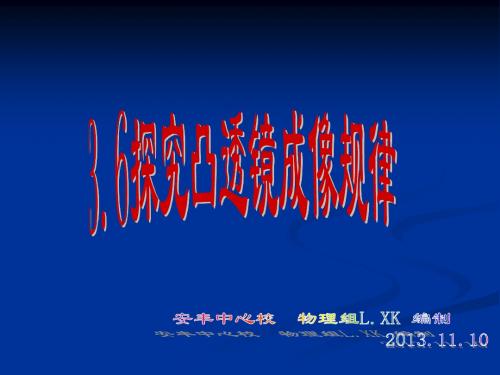 20193.6探究凸透镜成像规律动画演示(公开课)教育数学