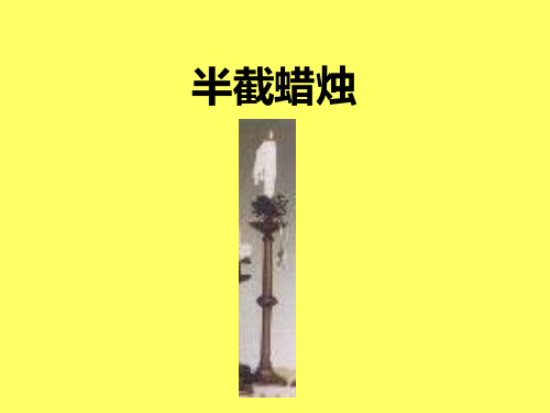 《半截蜡烛》课件