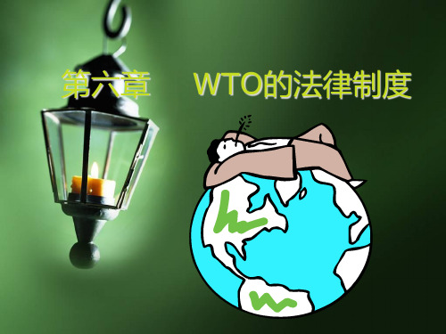 国经法第六章(wto法律制度)