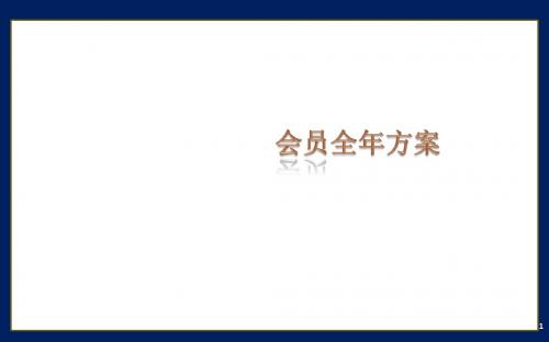 商场推广活动会员方案课件ppt版-8p