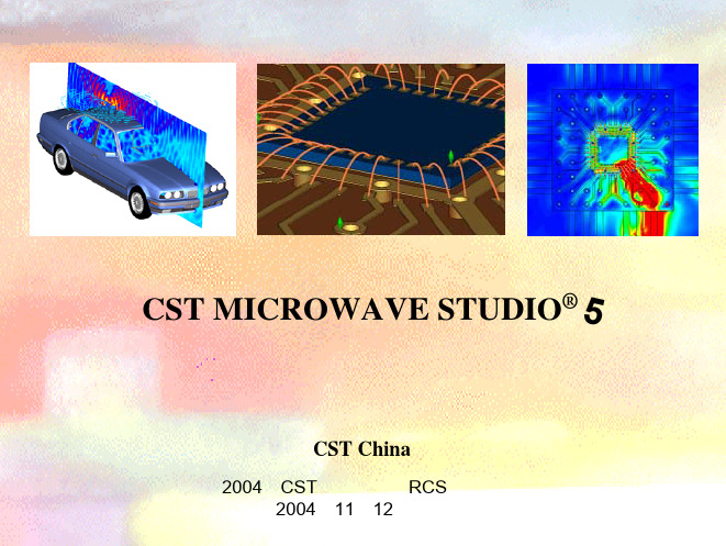 CST使用技巧