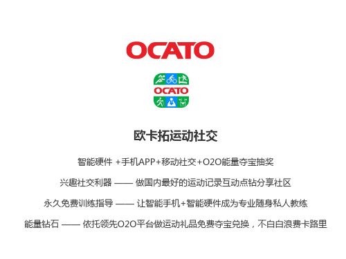 O2O式运动社交商业计划书课件