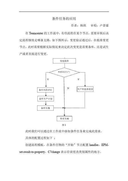 928270-Team Center技术文档-条件任务的应用-韩琪