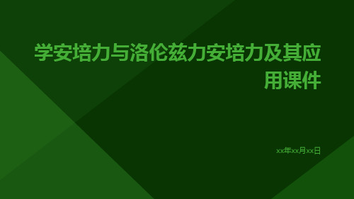 学安培力与洛伦兹力安培力及其应用课件